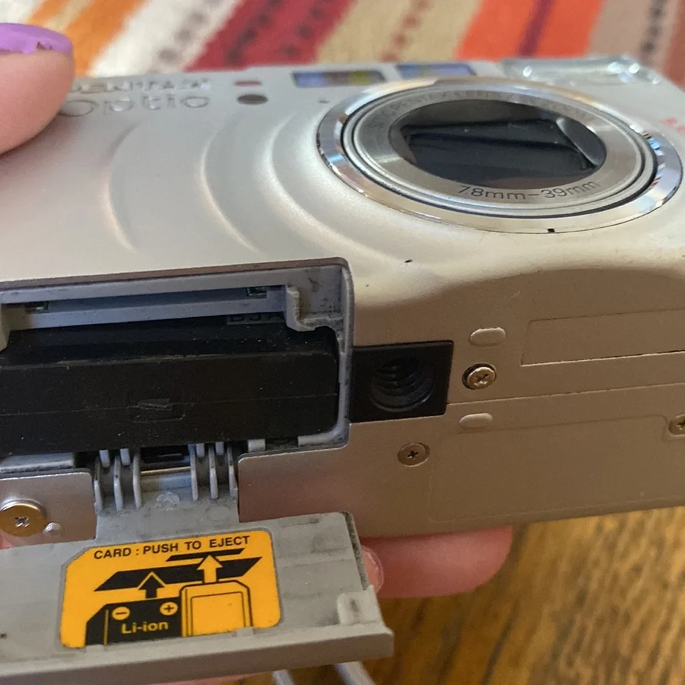 Pentax optio camera.